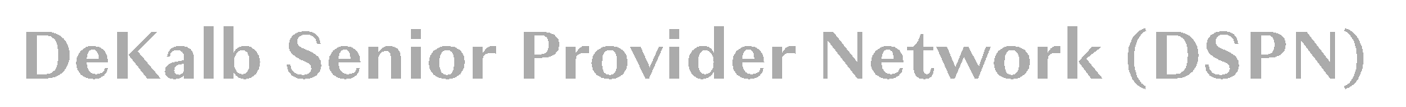 dekalb senior provider network (dspn)